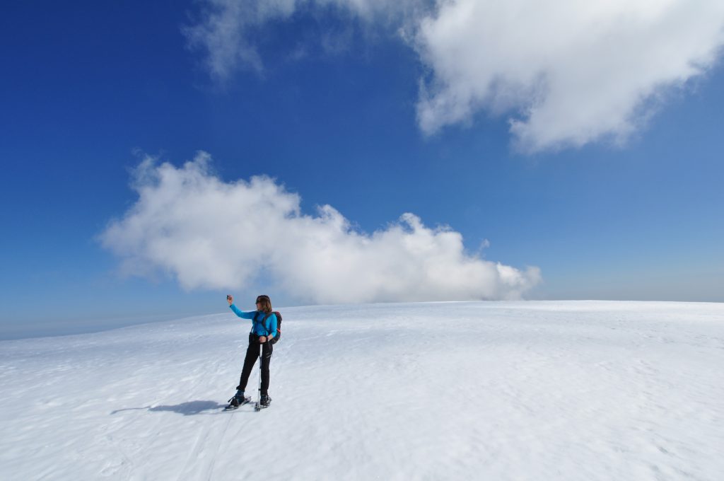 La larghissima vetta del Blockhaus