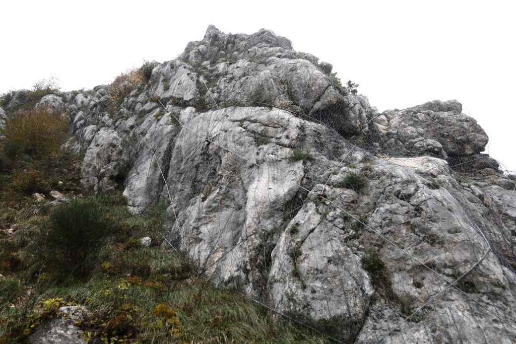 Parete già imbragata