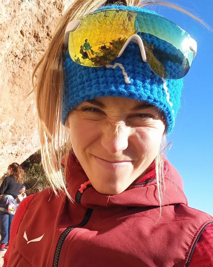 Federica solare in Catalogna - Foto FB Federica Mingolla