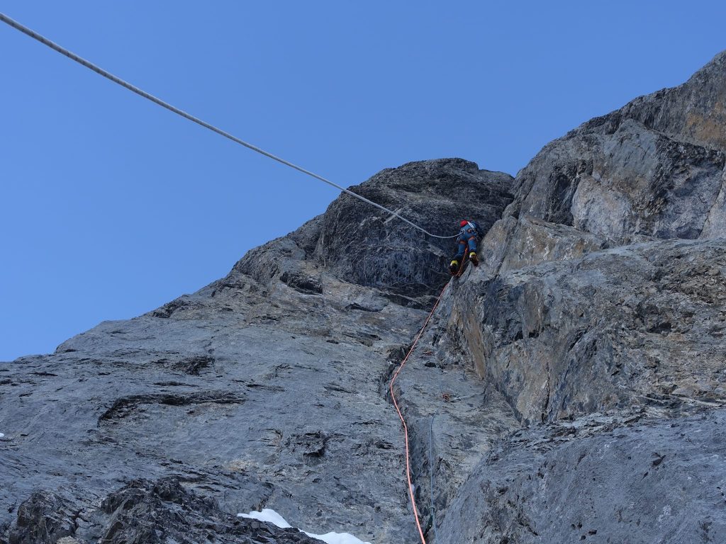 In salita sulla Direttissima Harlin. Foto GMHM