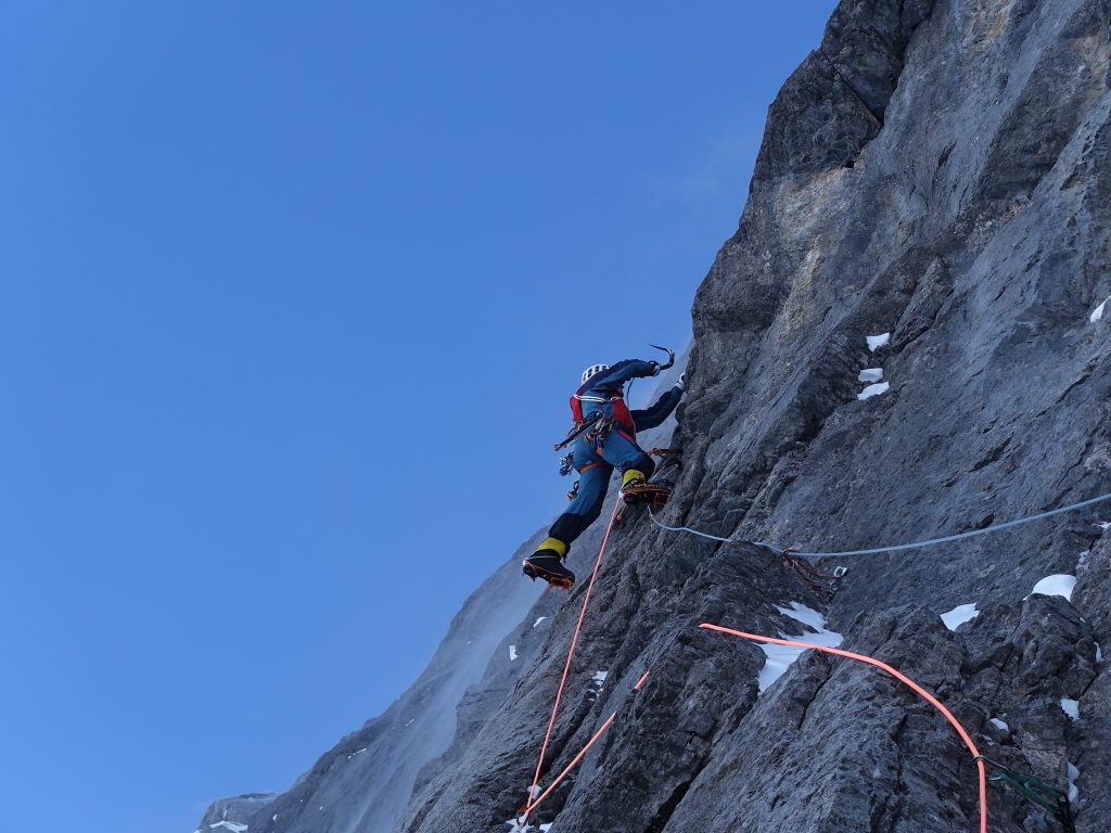 In salita sulla Direttissima Harlin. Foto GMHM