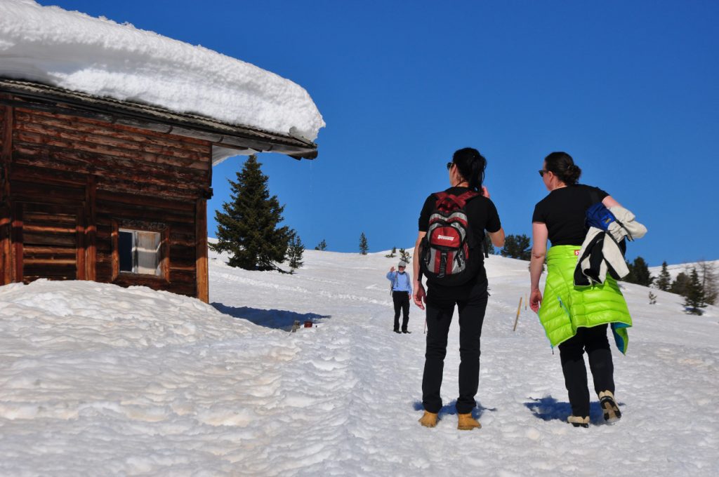 Alpe di Villandro, verso il rifugio Stoffl