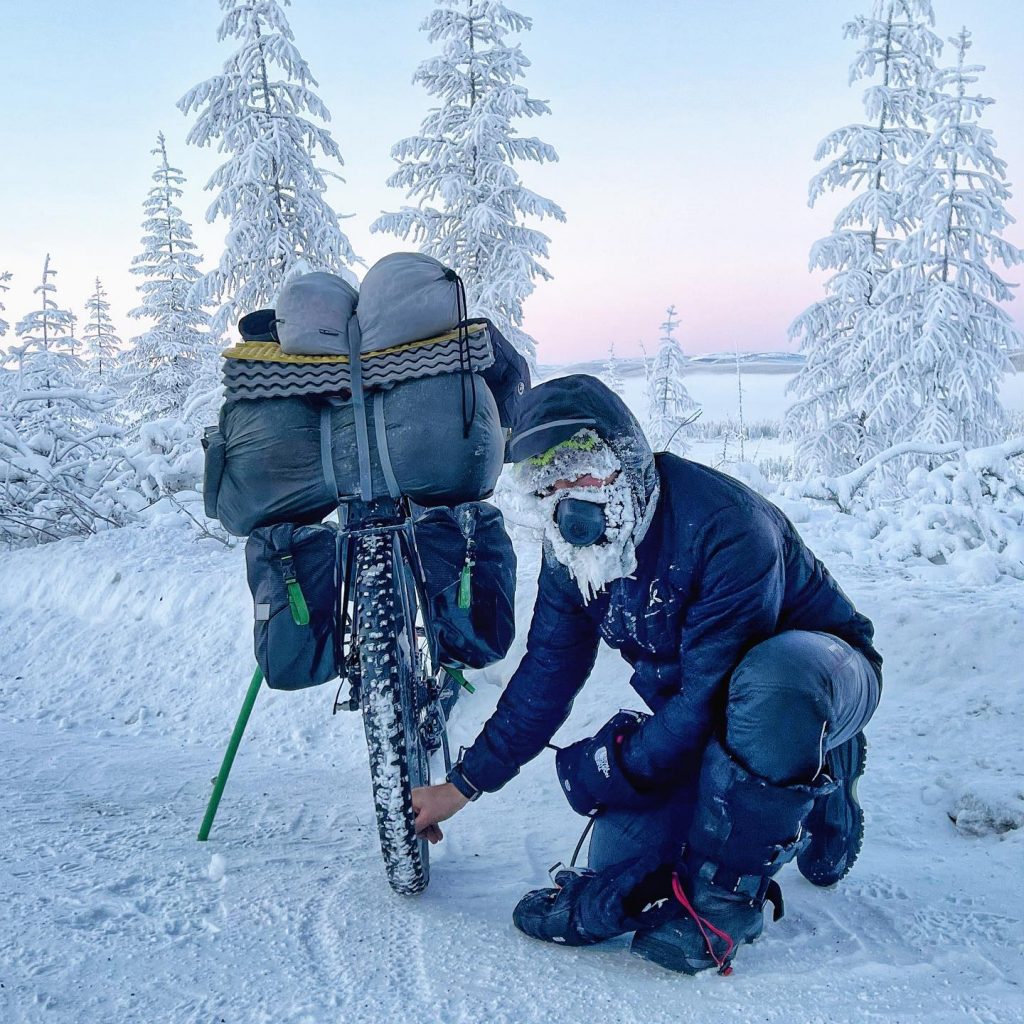 Stefano Gregoretti e Dino Lanzaretti in Siberia. Foto archivio Gregoretti/Lanzaretti