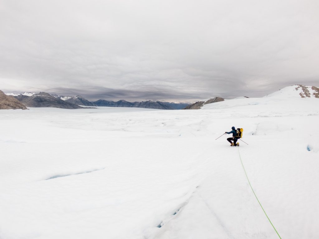 In esplorazione del Campo de Hielo Norte. Foto arch. Luca Schiera