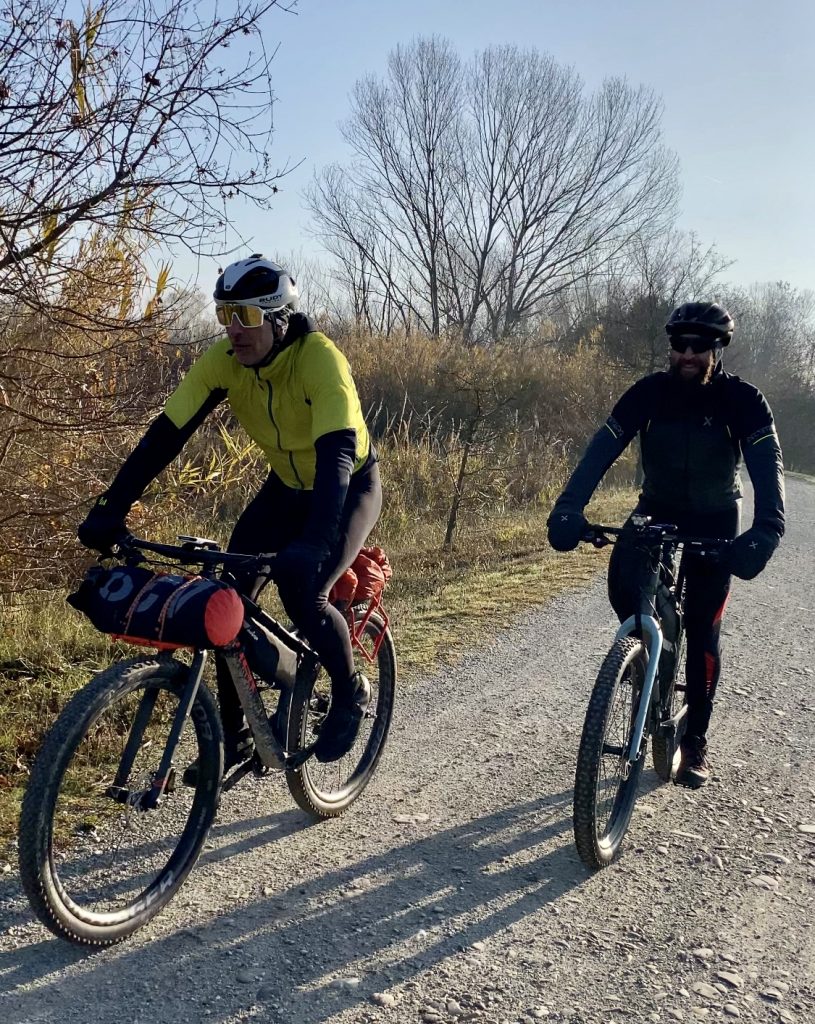 Stefano e Dino durante un allenamento. Foto Gregoretti/Lanzaretti