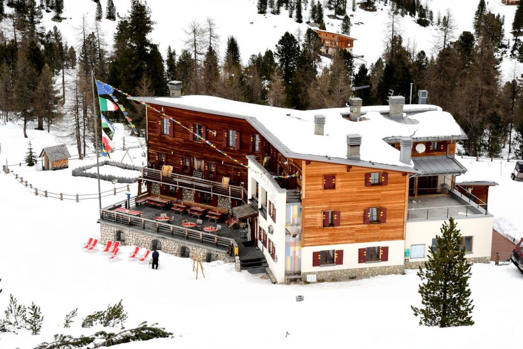 Il rifugio Fanes