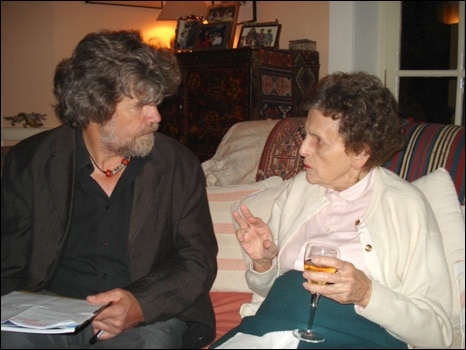 Messner e Elizabeth Hawley