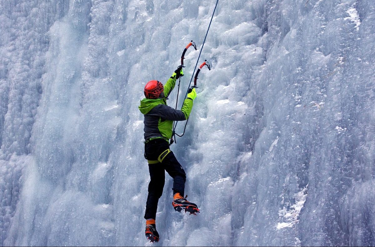 cascata di ghiaccio
