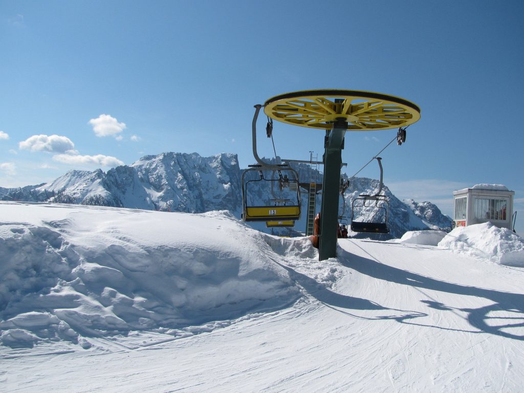 Seggiovia in Alto Adige. 