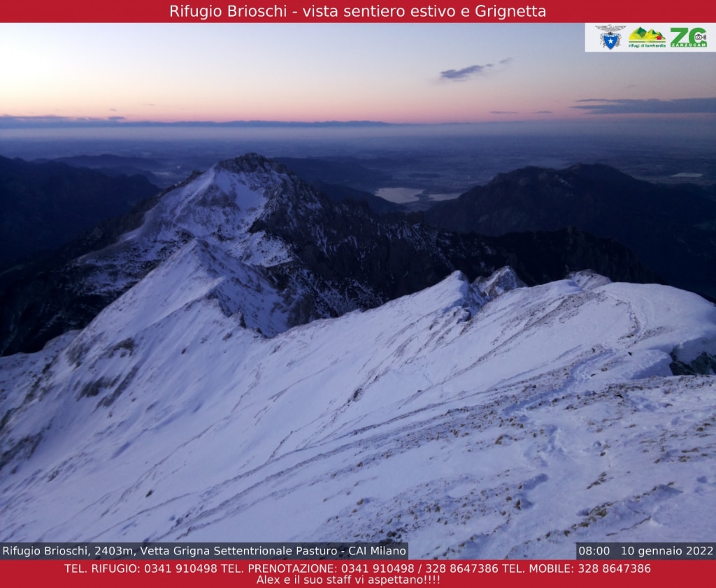 Webcam rifugio Brioschi