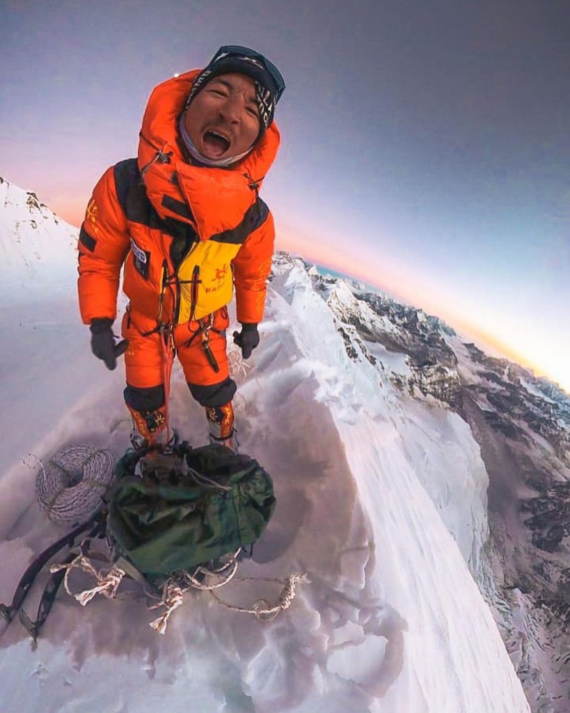 Gelje Sherpa. Invernale Cho Oyu 2021-22. Foto Gelje Sherpa