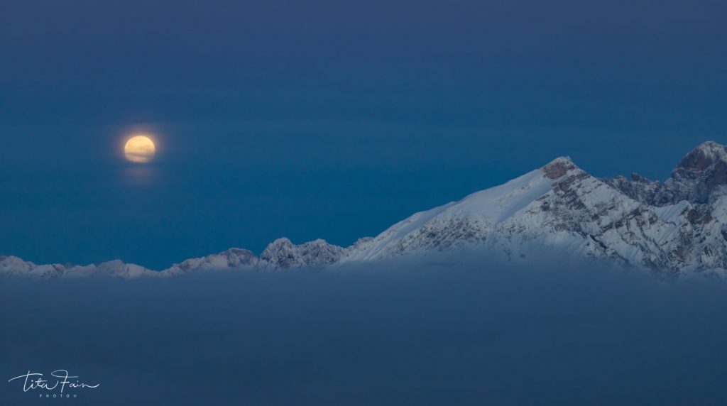 Luna piena della Neve - Foto Tita Lorenza Fain