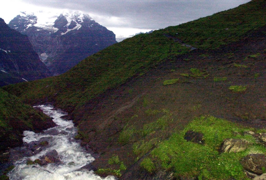 Smottamenti in Svizzera (ELECTRONIC IMAGE) ANSA-TO EPA PHOTO KEYSTONE/EDI ENGELER/EE/kr