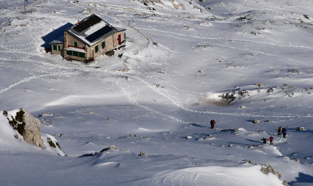 Il vecchio rifugio Sebastiani