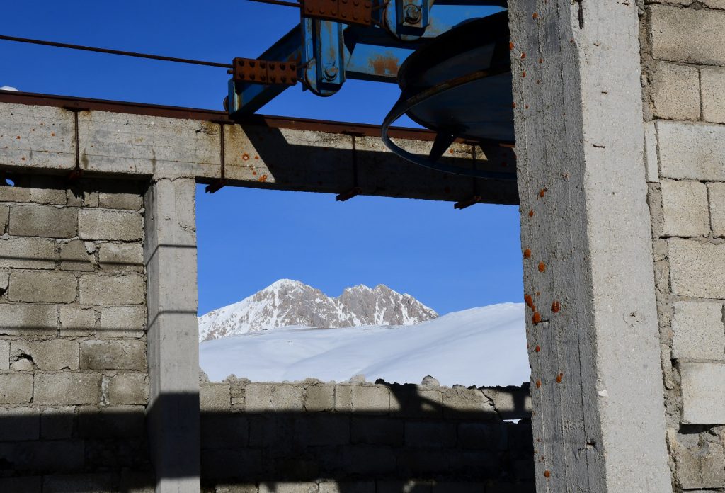 Impianti abbandonati a Monte Cristo (Gran Sasso)