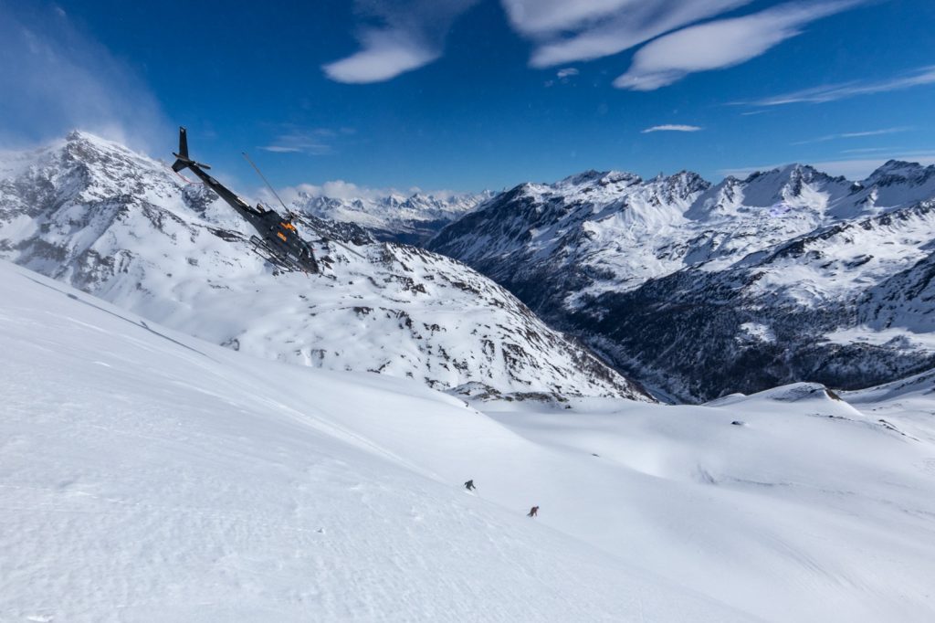 Eliski in Valgrisenche.