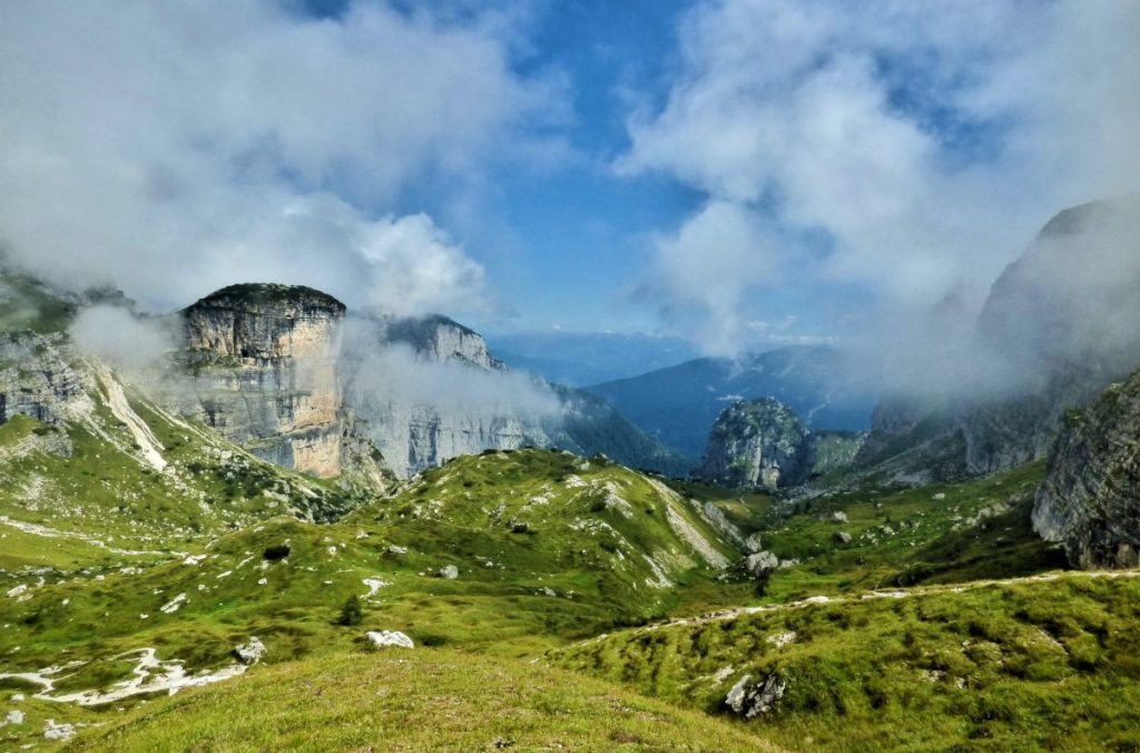 dolomiti di brenta, linea bianca