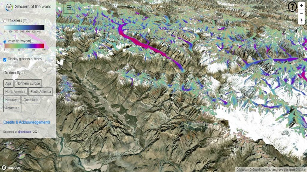IGE - Glaciers of the world (https://ige-vis.univ-grenoble-alpes.fr/glaciers/index.html)