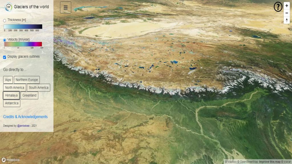 IGE - Glaciers of the world (https://ige-vis.univ-grenoble-alpes.fr/glaciers/index.html)