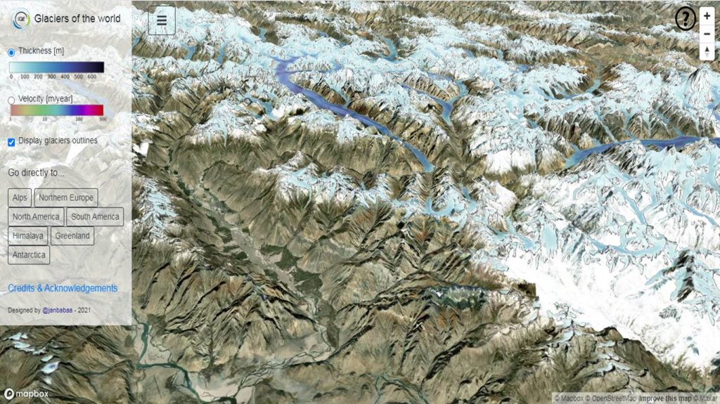 IGE - Glaciers of the world (https://ige-vis.univ-grenoble-alpes.fr/glaciers/index.html)