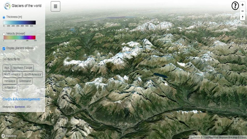 IGE - Glaciers of the world (https://ige-vis.univ-grenoble-alpes.fr/glaciers/index.html)