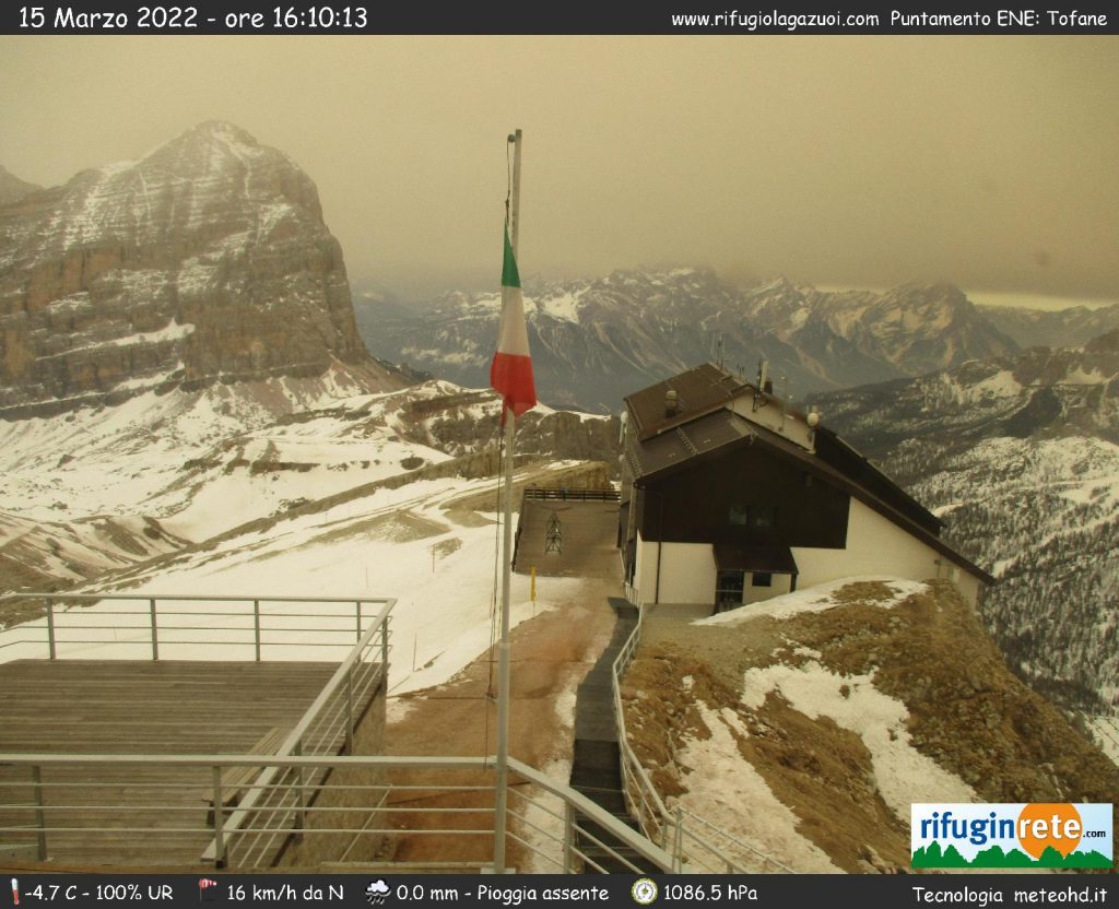 Foto FB Dolomiti Unesco Ph. Webcam Rifuginrete
