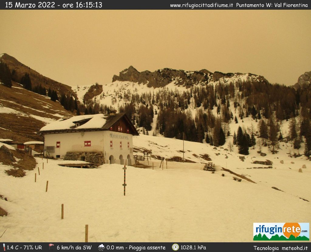 Foto FB Dolomiti Unesco Ph. Webcam Rifuginrete