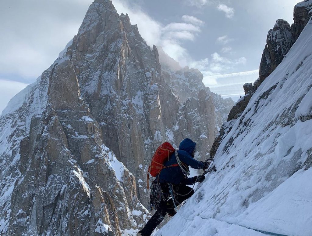 Durante la prima libera della Voie des Guides. Foto Instagram Tom Livingstone