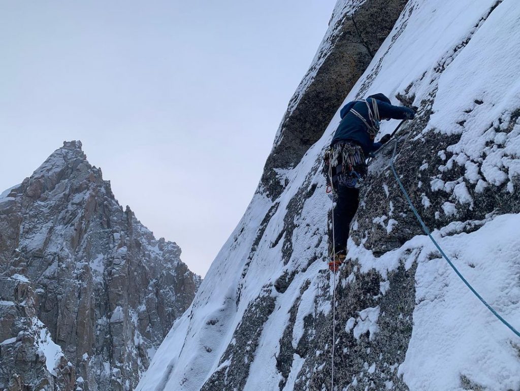 Durante la prima libera della Voie des Guides. Foto Instagram Tom Livingstone