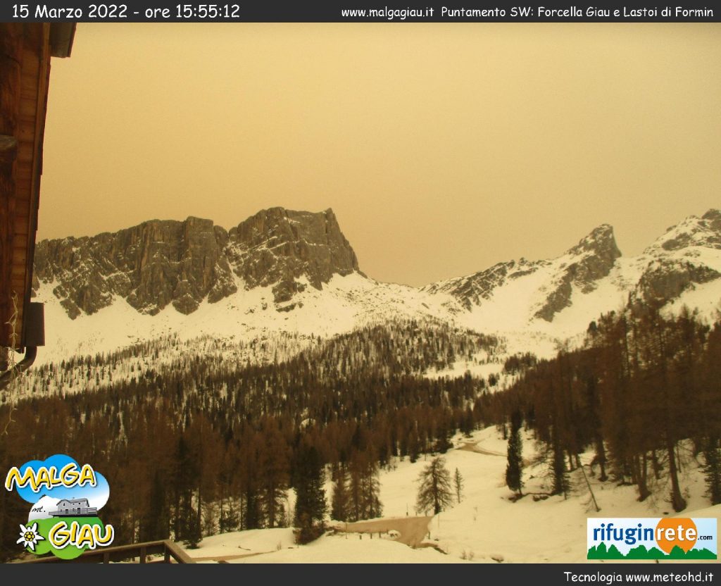 Foto FB Dolomiti Unesco Ph. Webcam Rifuginrete