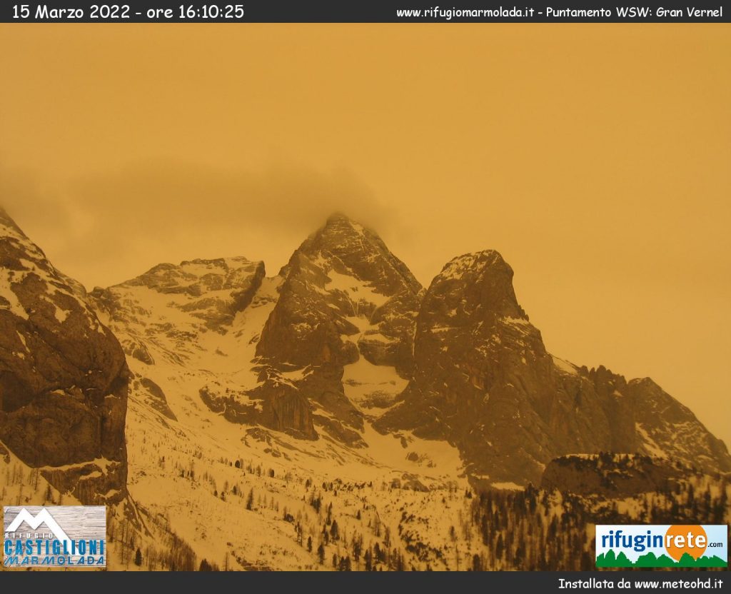 Foto FB Dolomiti Unesco Ph. Webcam Rifuginrete