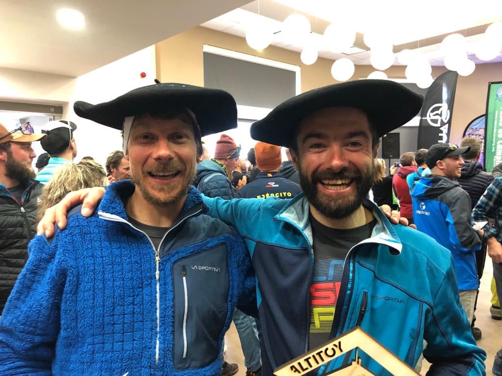 Martin Stofner e Filippo Beccari, vincitori assoluti Altitoy Ternua 2022 - Foto FB Luca Beccari/Altitoy Ternua