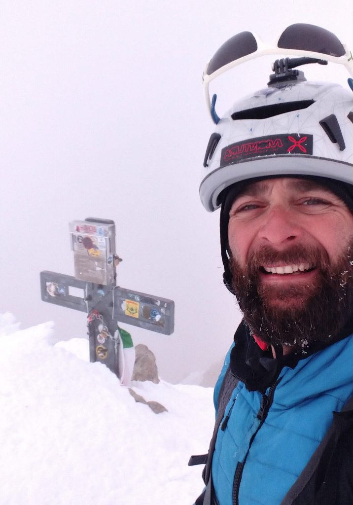 Emanuele Ludovisi sul Corno Grande (1)