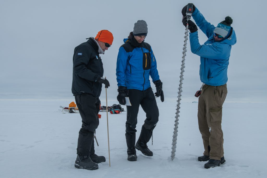 Staff nel mare di Weddel - Credit Esther Horvath