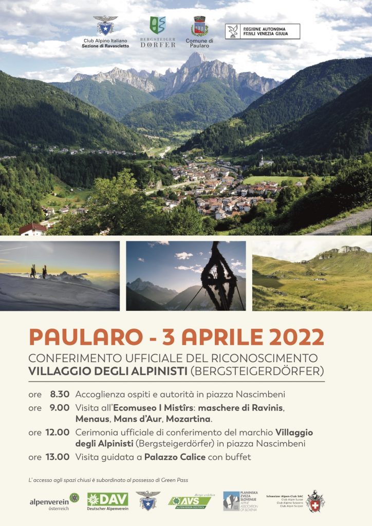 Locandina della cerimonia di premiazione