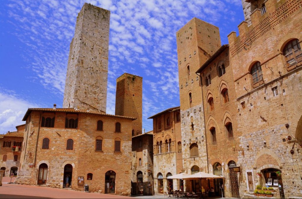 san gimignano, fai, primavera