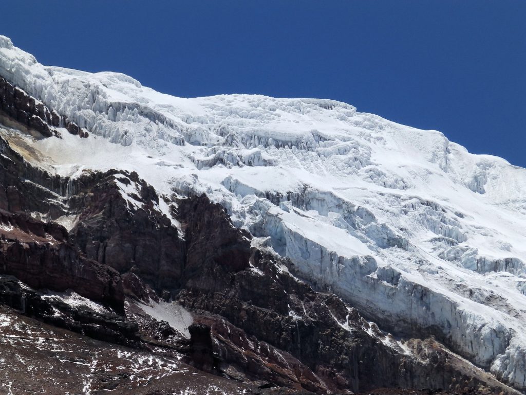 Il ghiacci del Chimborazo.
