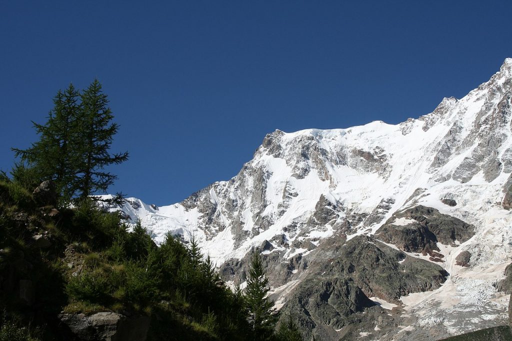 Ghiacciaio Belvedere, Monte Rosa - Foto Wikimedia Commons @Utolupi
