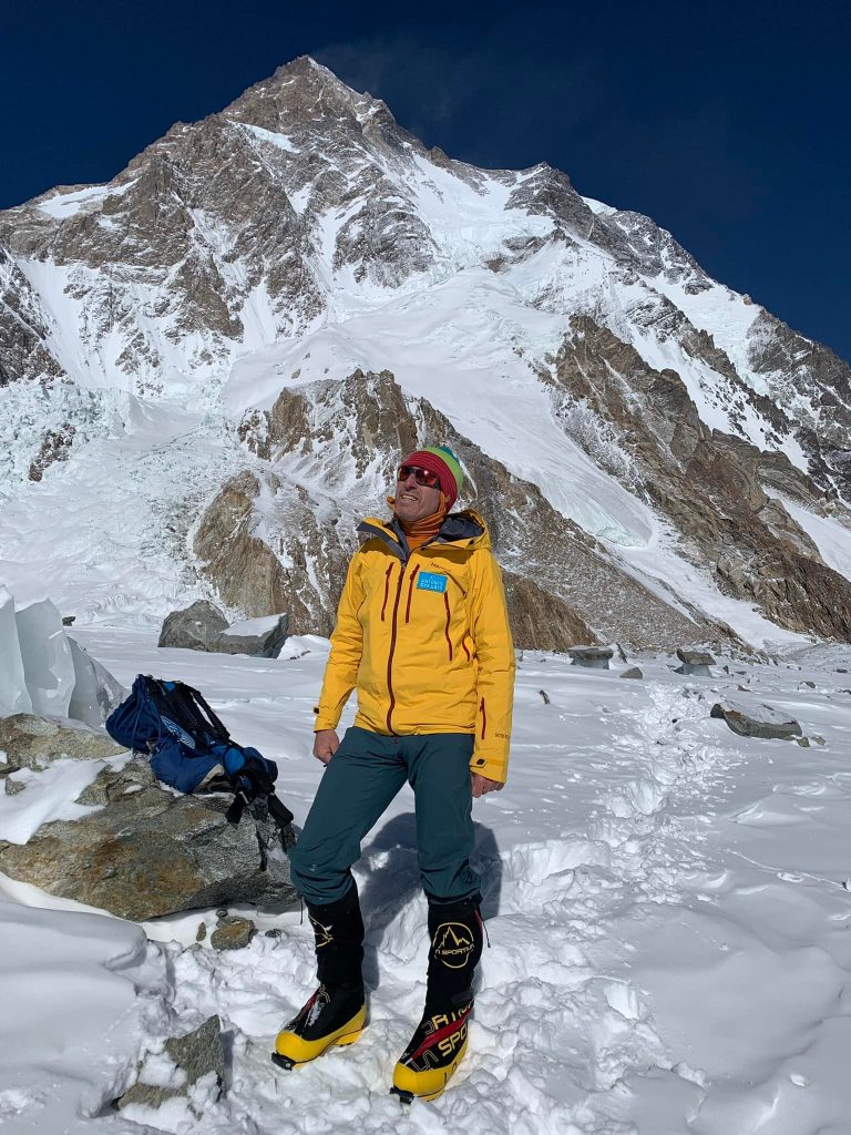 Sykaris al K2 invernale. Foto Skyraris