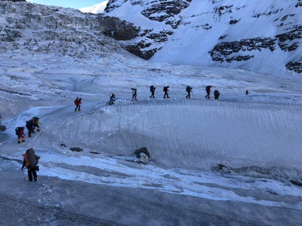 Partenza per il campo Base Dhaulagiri. Foto Mingma G.