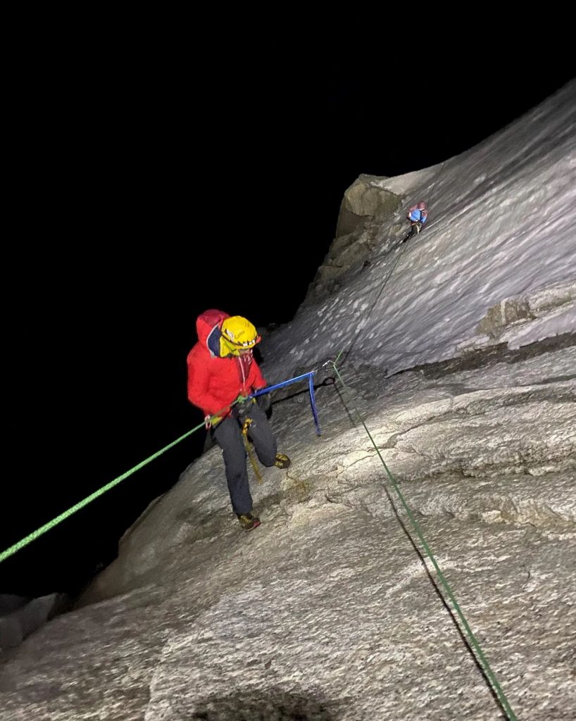 Durante i soccorsi sul Cerro Torre. Foto Facebook Thomas Huber