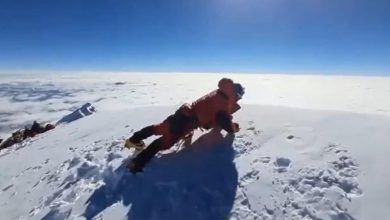 Photo of Push up in vetta al K2, il video diventato virale di Sanu Sherpa