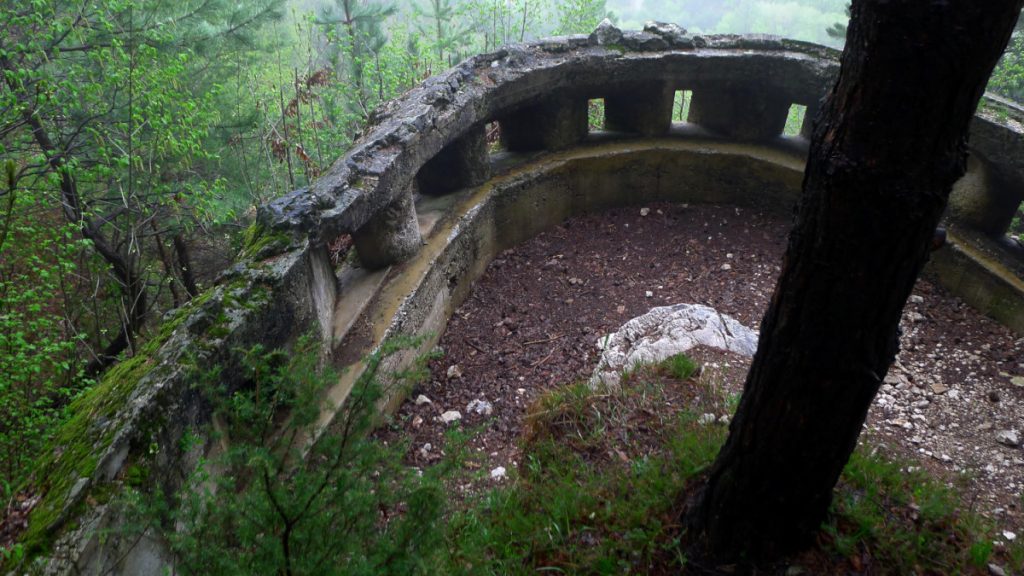 Monte Celva, una postazione austro-ungarica