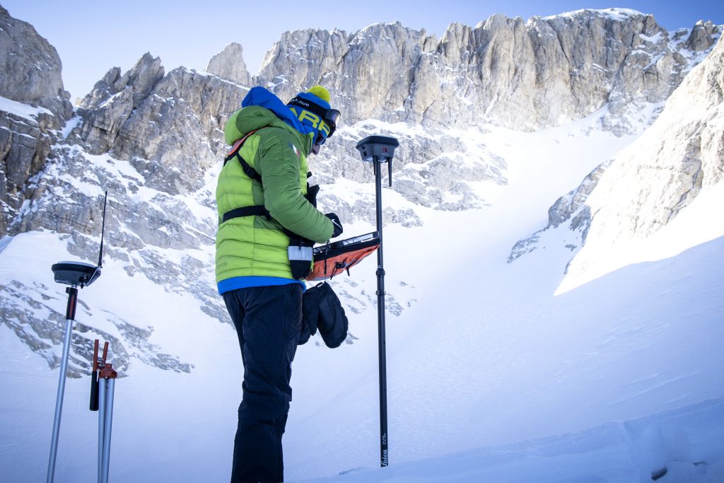 Ricercatori sul Calderone, foto di Riccardo Selvatico