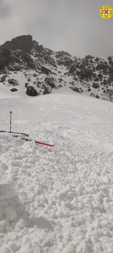 Valanga Valle Maira - Foto CNSAS Piemonte