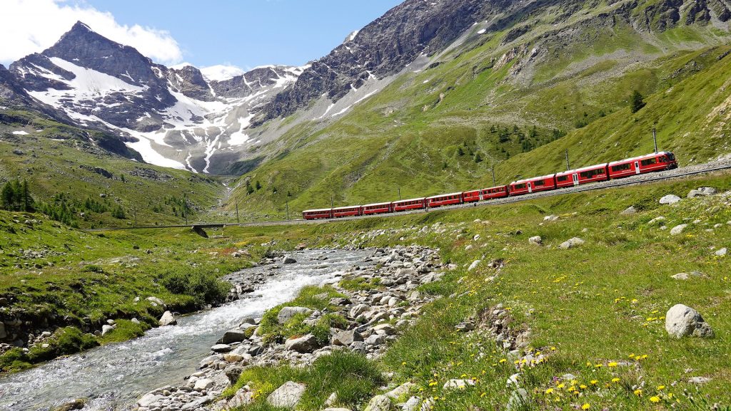 Trenino Rosso del Bernina - Foto Pixabay @Tuor