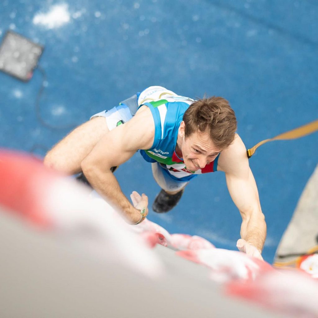 Ludovico Fossali - Foto FB FASI Federazione Arrampicata Sportiva Italiana