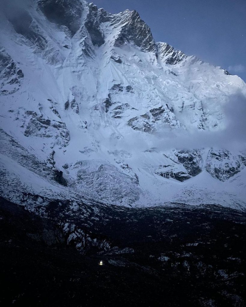 Lhotse parete sud. Foto Vadim Druelle