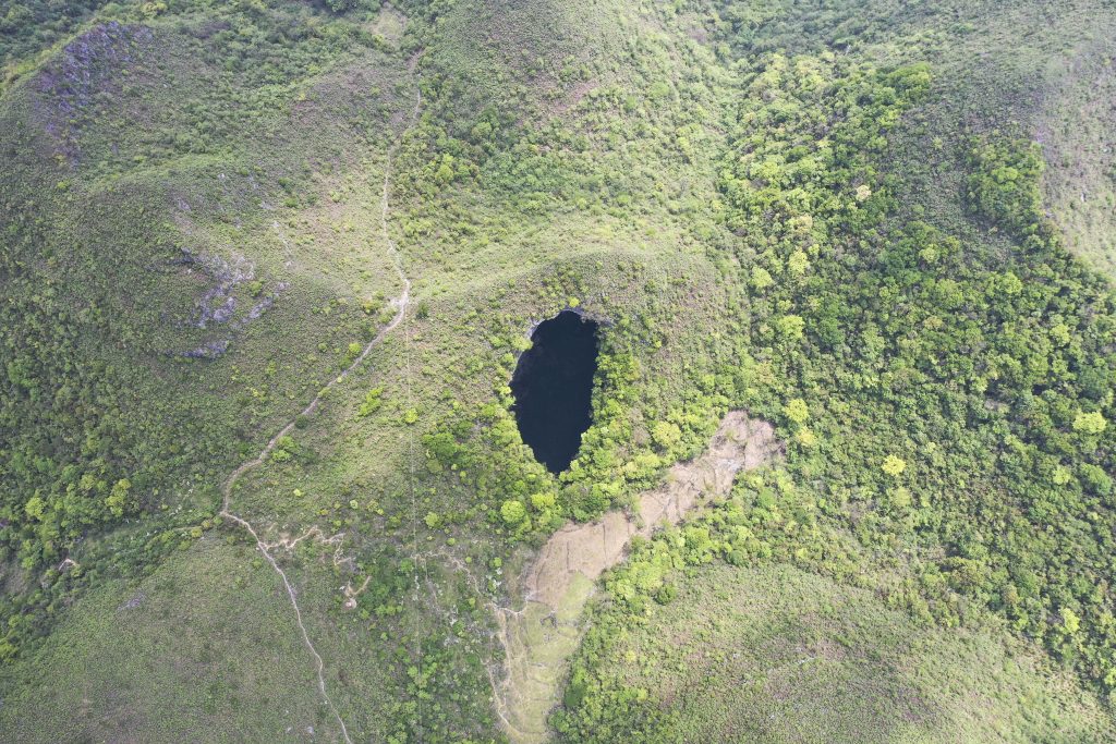 Dolina gigante nel Leye-Fengshan Global Geopark - Foto ANSA (Credit Image: © Cao Yiming/Xinhua via ZUMA Wire)