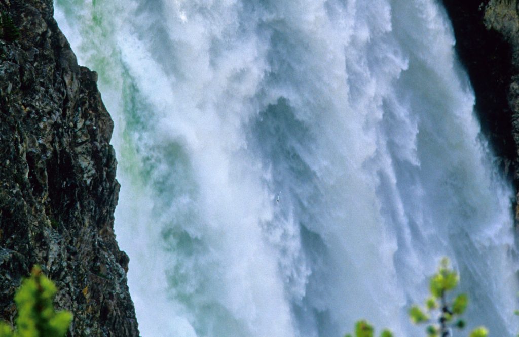 La cascata dello Yellowstone River